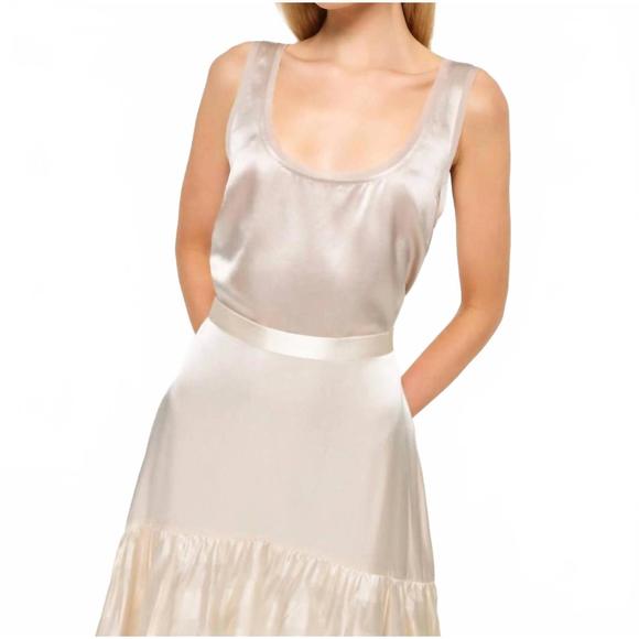 NEW CAMI NYC nilou chiffon camisole top in oat - Picture 1 of 3